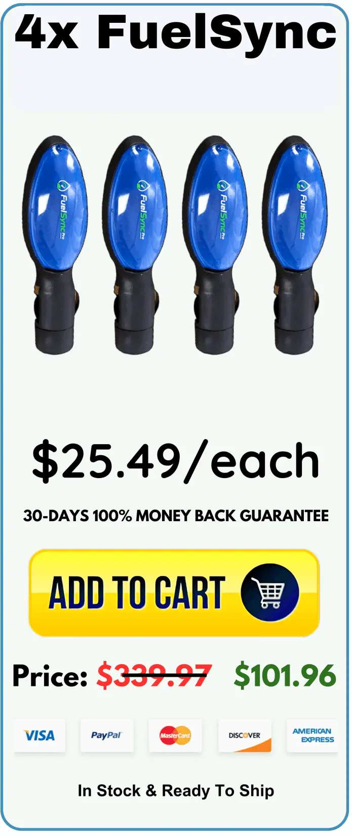 Fuel Sync offer package price 